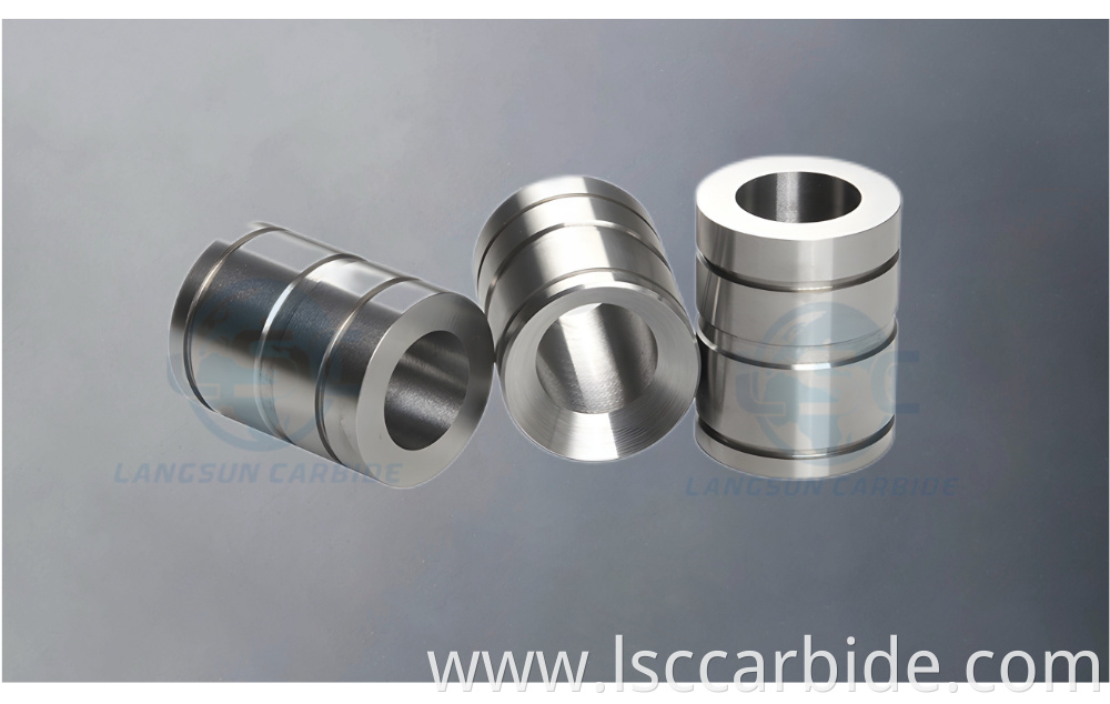 carbide bottom sleeves downhole parts